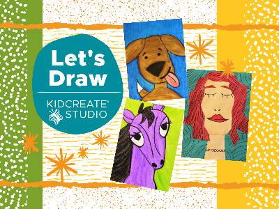 Kidcreate Studio - Ashburn. Let's Draw Weekly Class (5-12 Years)