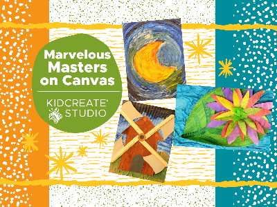HOMESCHOOLERS-  Marvelous Masters On Canvas Weekly Class (5-12 Years)