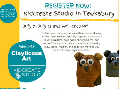Kidcreate Studio: Claylicious! (Half-Day a.m.) Kidcreate Studio: Claylicious! (Half-Day a.m.)