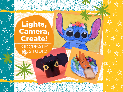 Kidcreate Studio - Newport News. Lights, Camera, Create! Weekly Class (4-9 Years)