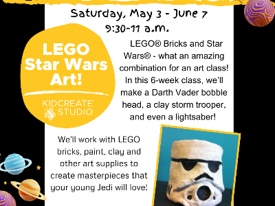 Kidcreate Studio - Wilmington. Burlington: LEGO Star Wars Art