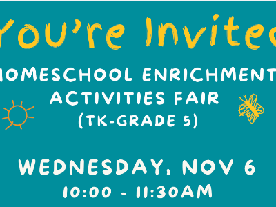 Kidcreate Studio - Aliso Viejo. Homeschool Enrichment Activities Fair (Tk-Gr5)